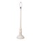 Irvins Country Tinware Brinton House Floor Lamp Base in Rustic White